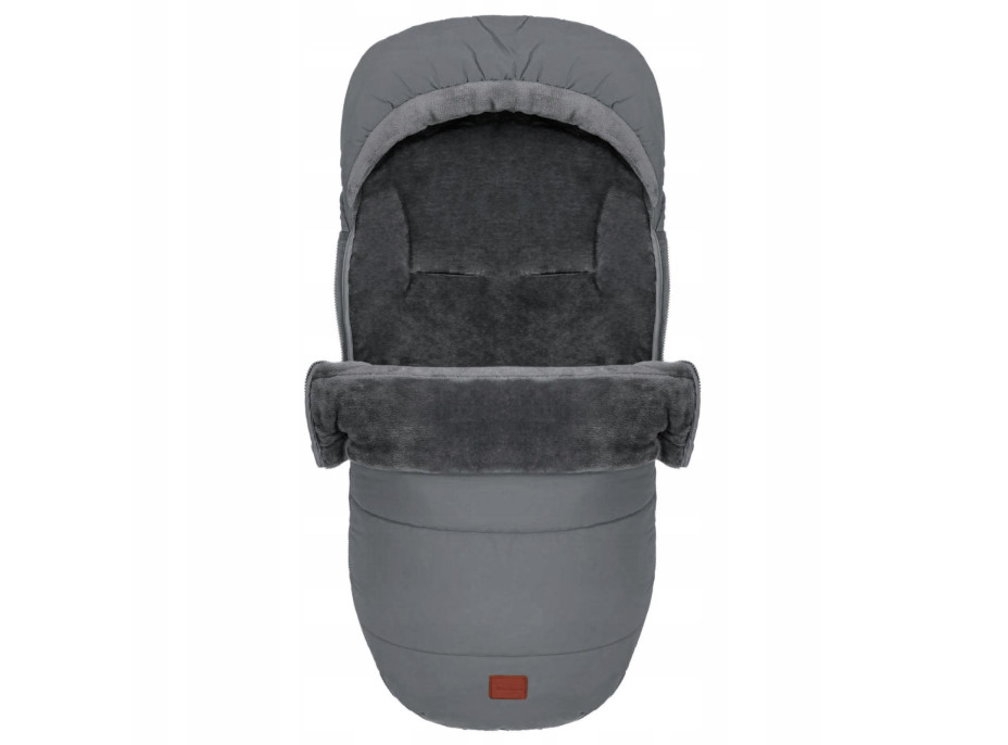 Fusak do kočíka PROTEC - tmavo šedý