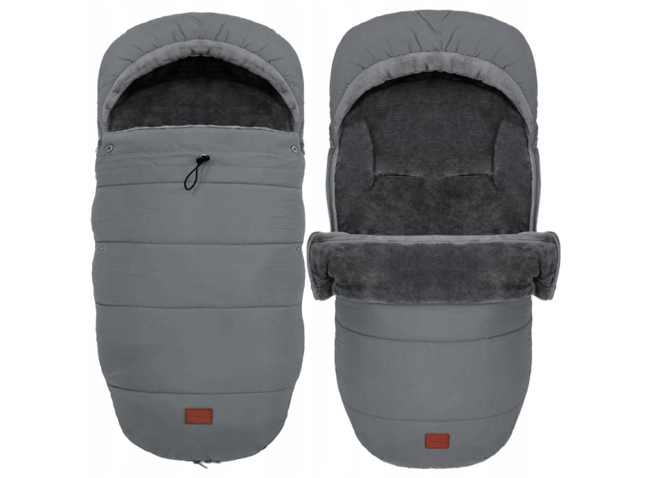 Fusak do kočíka PROTEC - tmavo šedý