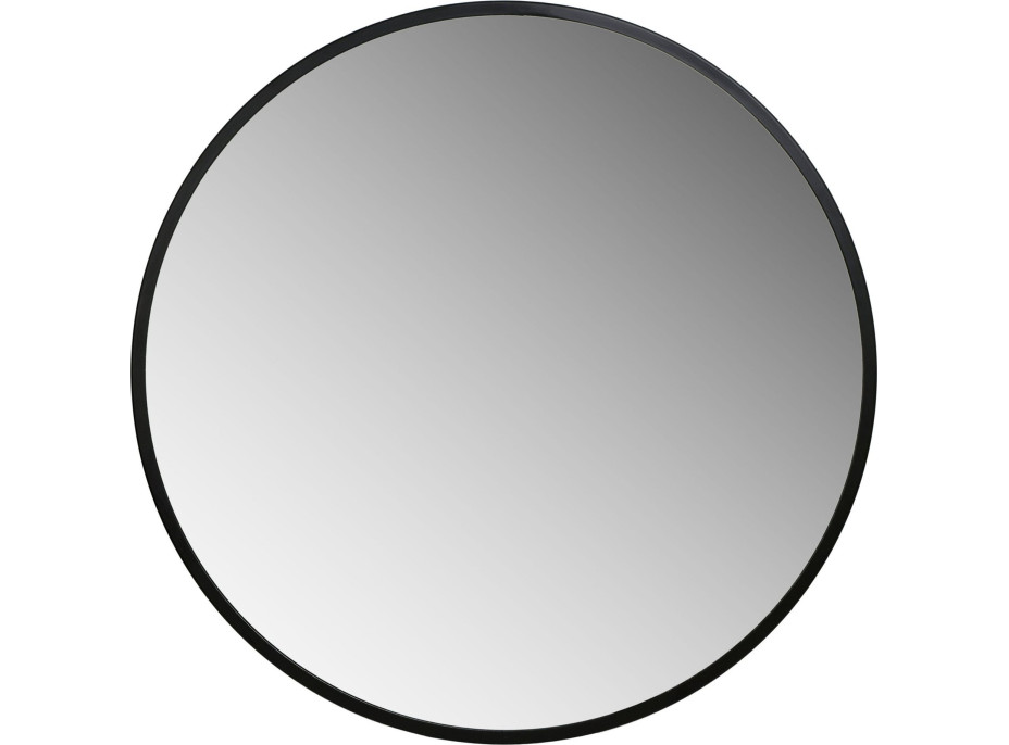 Čierne nástenné zrkadlo Sander 50 cm