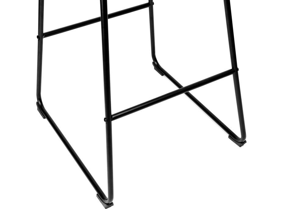 Šedá loftová barová stolička SLIGO - 2 kusy