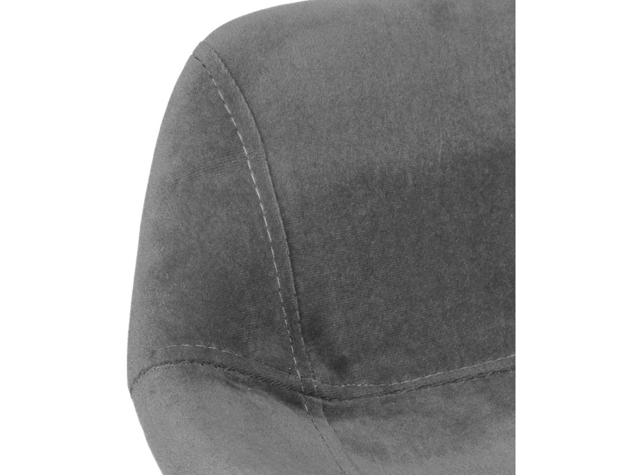 Šedá loftová barová stolička SLIGO - 2 kusy