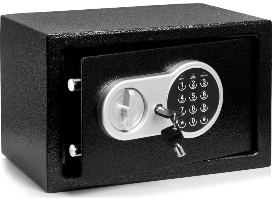 Kovový trezor s elektronickým zámkom PREMIO