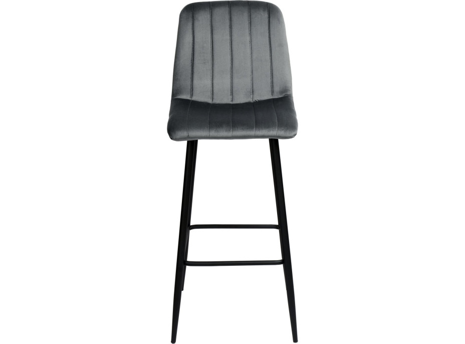 Tmavosivá barová stolička TORONTO
