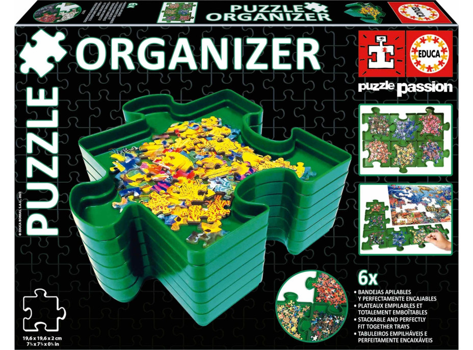 EDUCA Organizér na puzzle (triedič)