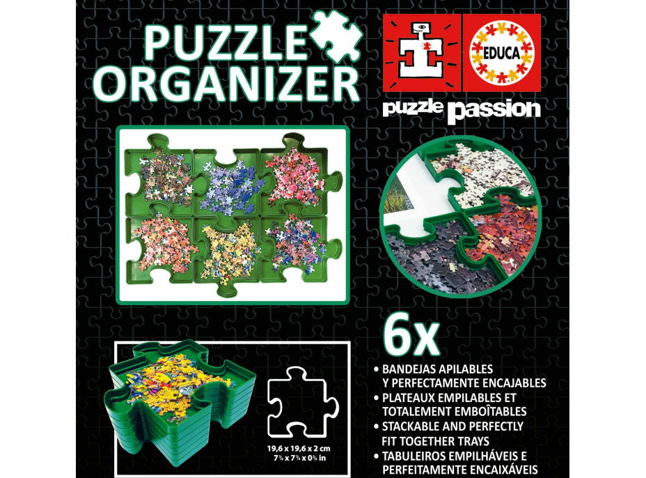 EDUCA Organizér na puzzle (triedič)