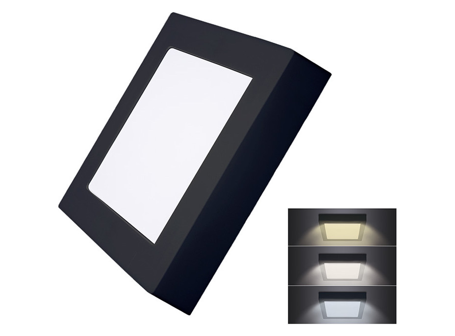 LED mini panel CCT, prisadený, 12W, 900lm