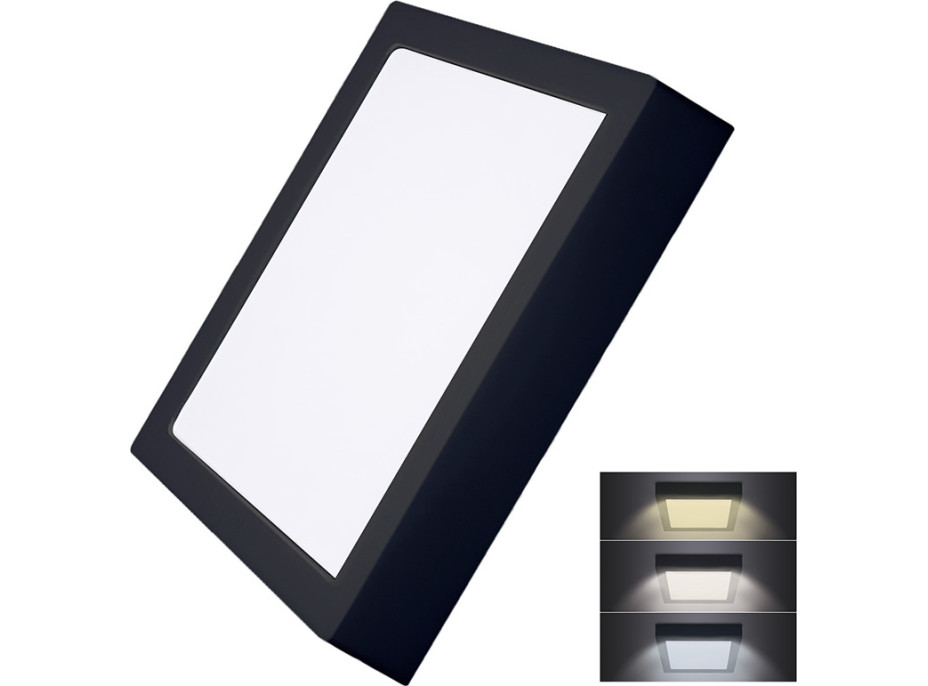 LED mini panel CCT, prisadený, 24W, 1800lm