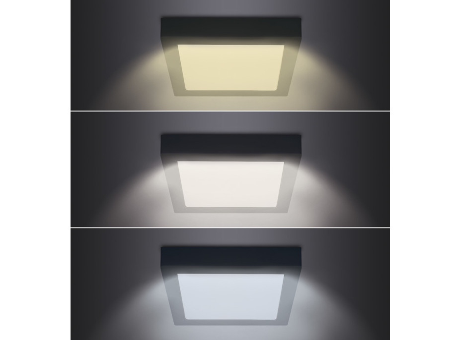 LED mini panel CCT, prisadený, 24W, 1800lm