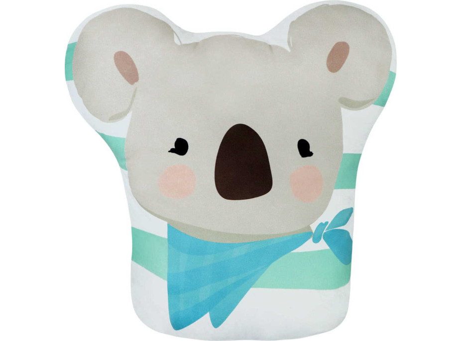 Tvarovaný vankúš TEDDY BEAR Koala 38 cm - mätový