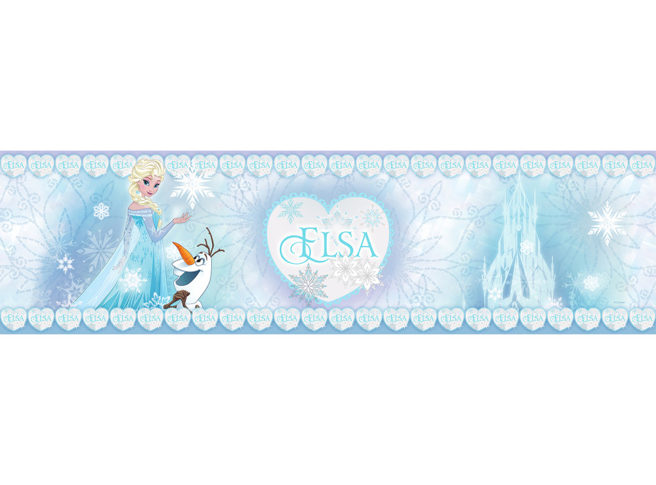 Detská samolepiaca bordúra DISNEY FROZEN, 14x500 cm