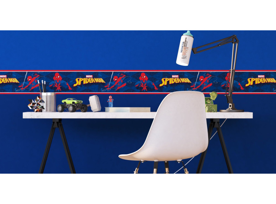 Detská samolepiaca bordúra MARVEL - Spider-man, 14x500 cm