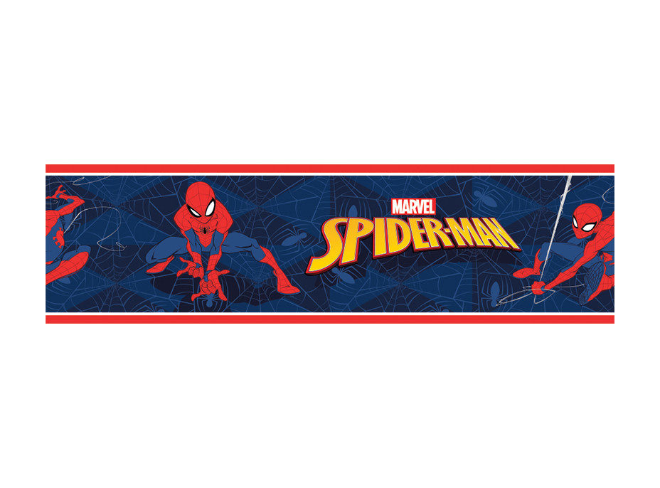 Detská samolepiaca bordúra MARVEL - Spider-man, 14x500 cm