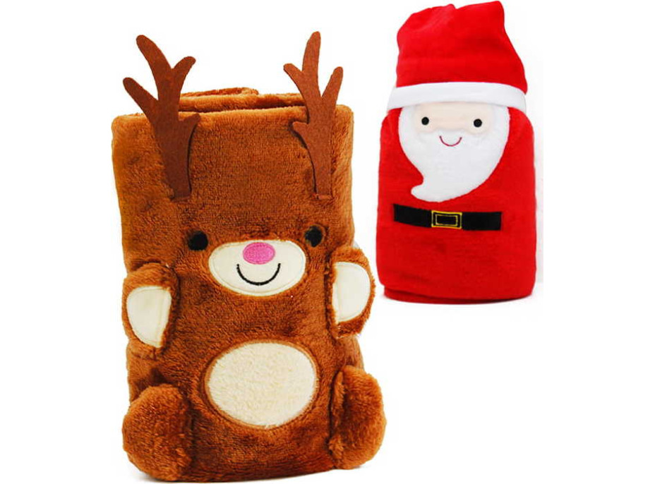 Deka prehoz MIKO Jeleň 100x80 cm - hnedá