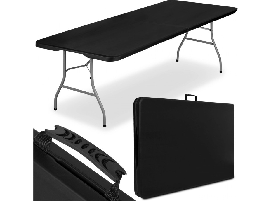Skladací záhradný stôl IMPRO black 240 cm