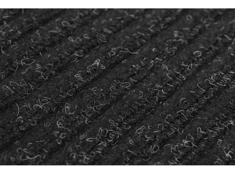 Čierna rohož YOLANDA 80x120 cm