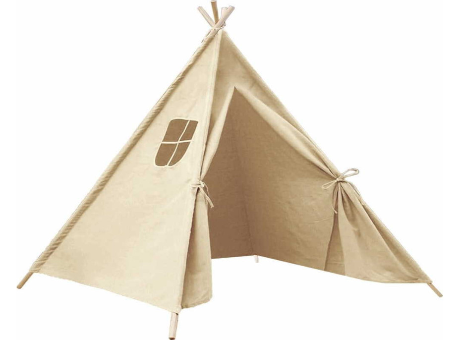 Detský stan TEEPEE 100x100x120 cm - ecru