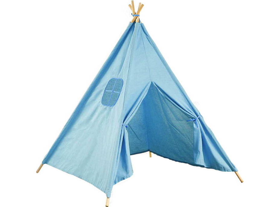 Detský stan TEEPEE 120x120x160 cm - modrý