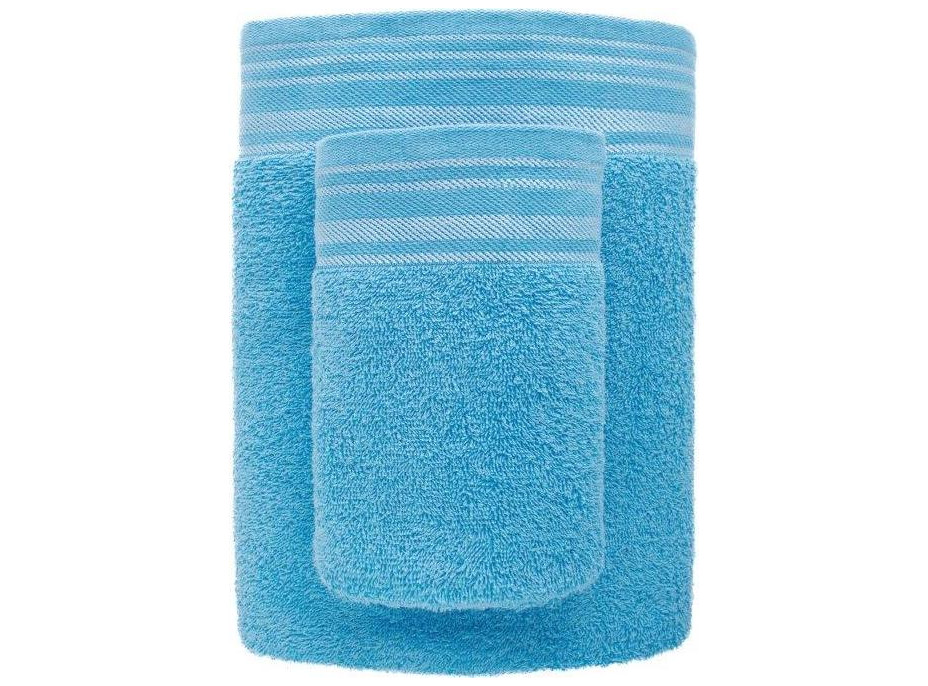 Bavlnený uterák DAVE - 50x90 cm - 400g/m2 - svetlo modrý