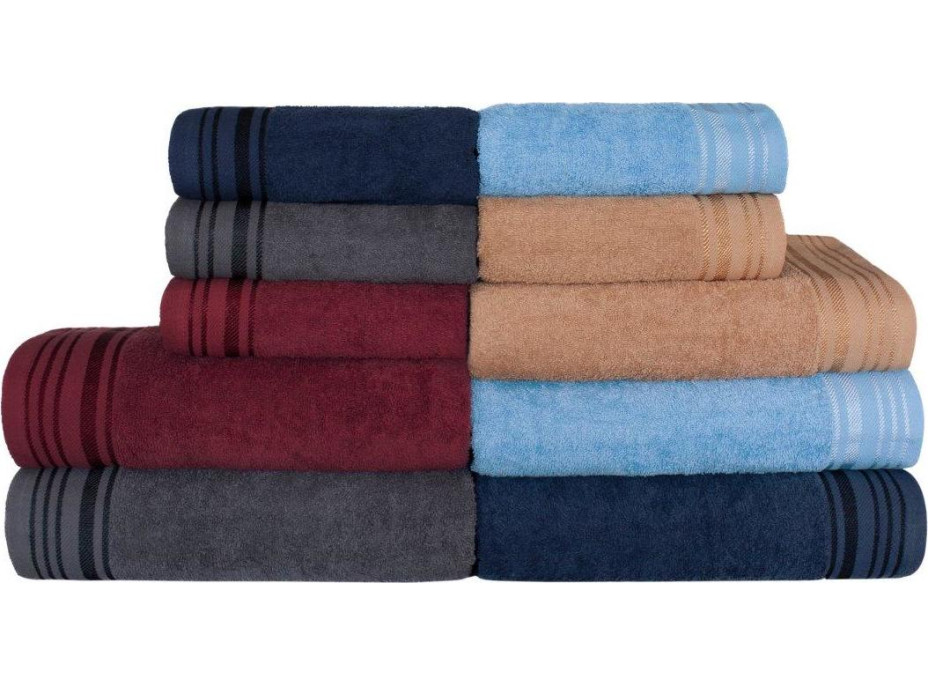 Bavlnený uterák DAVE - 30x50 cm - 400g/m2 - svetlo hnedý