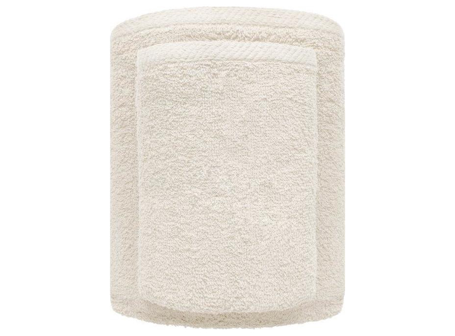 Bavlnený uterák LETO - 50x100 cm - 400g/m2 - krémovo biely