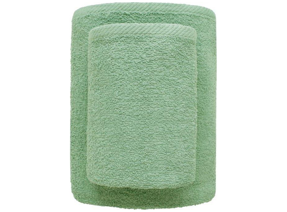 Bavlnený uterák LETO - 50x100 cm - 400g/m2 - svetlo zelený