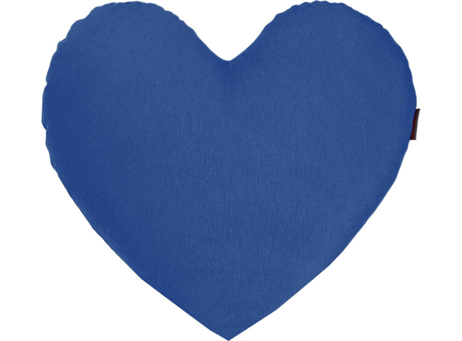 Vankúš CLEO Srdce 45x45 cm - modrý