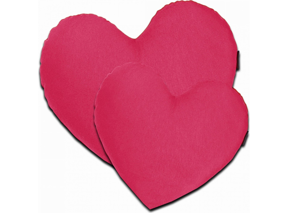 Vankúš CLEO Srdce 45x45 cm - ružový