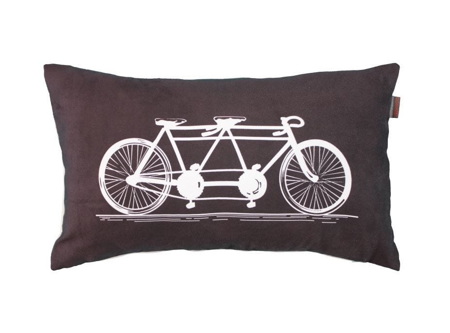 Obliečka na vankúš BICYCLE TANDEM 30x50 cm - čierna