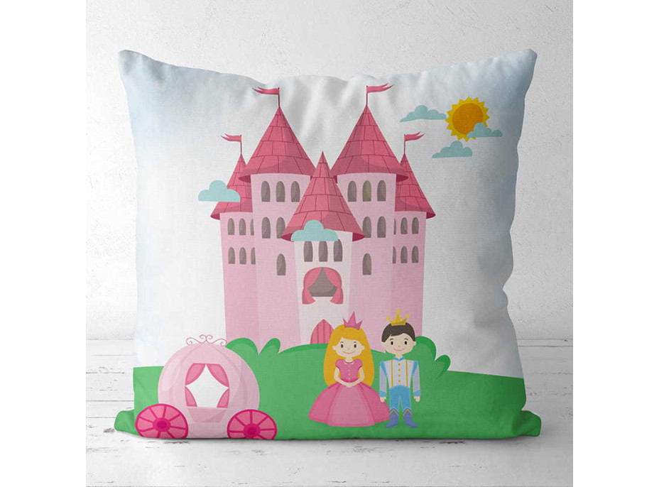 Obliečka na vankúš MAXIME Velvet 40x40 cm - Ružový zámok