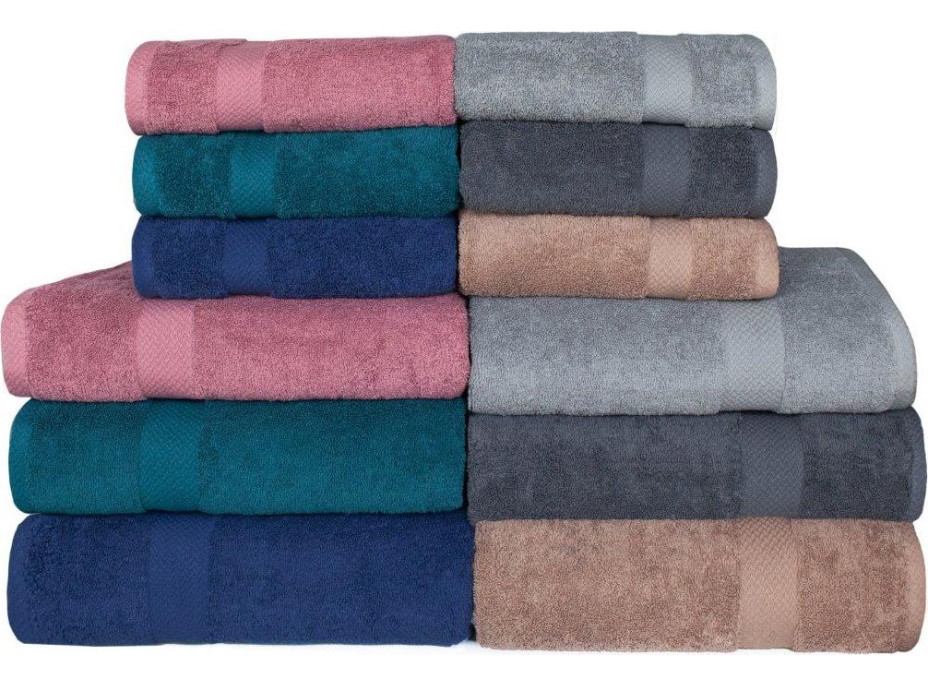 Bavlnený uterák PHASE - 70x140 cm - 550g/m2 - morský modrý