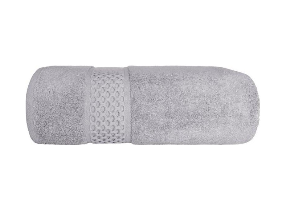 Bavlnený uterák ROUTE - 70x140 cm - 650g/m2 - šedý