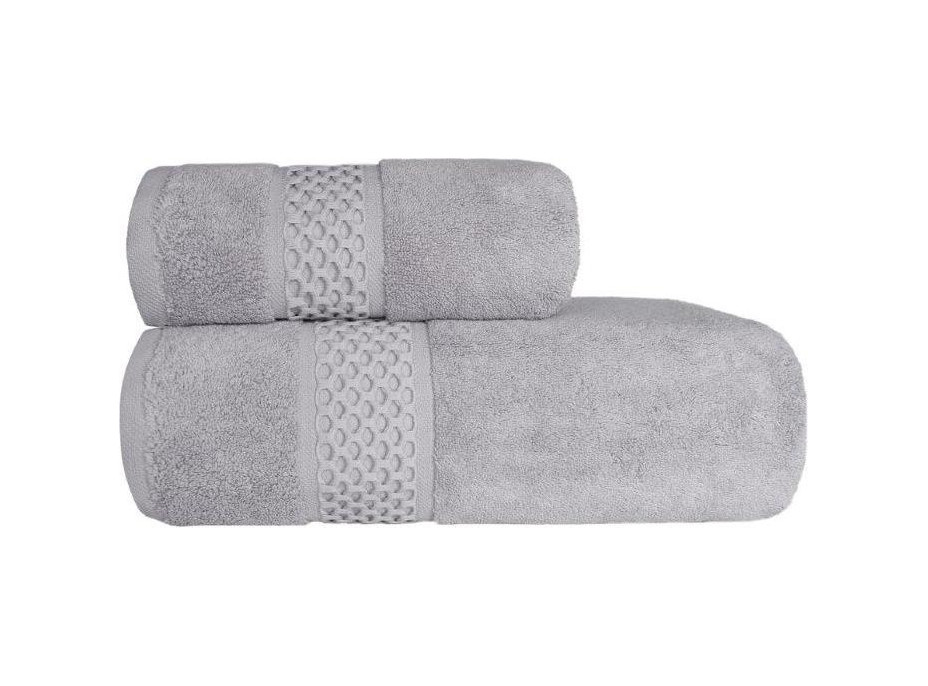 Bavlnený uterák ROUTE - 70x140 cm - 650g/m2 - šedý