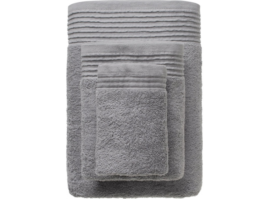 Bavlnený uterák MEL - 50x90 cm - 500g/m2 - šedý