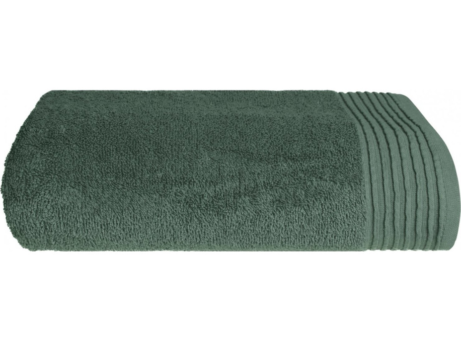 Bavlnený uterák MEL - 50x90 cm - 500g/m2 - zelený