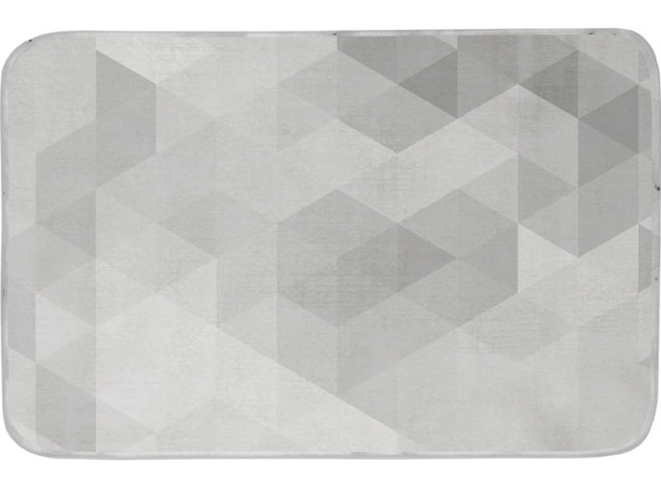 Penová kúpeľňová predložka KALA GEO 50x80 cm - šedá