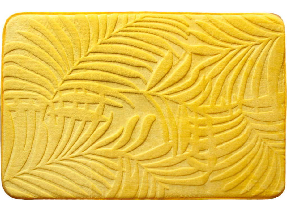 Penová kúpeľňová predložka EXOTIC NATURE 38x58 cm - žltá