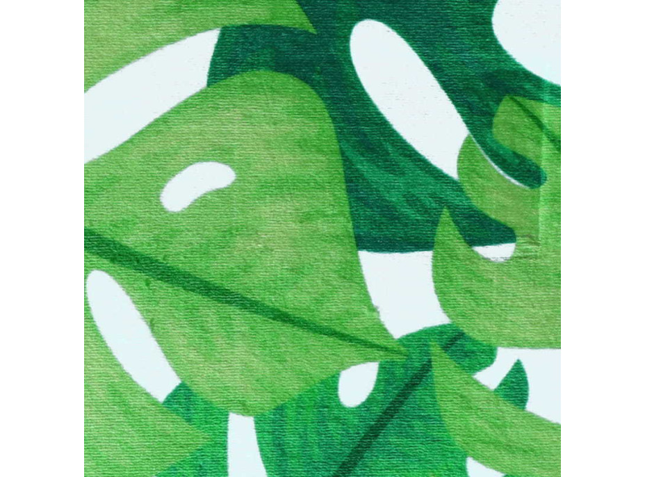 Penová kúpeľňová predložka PALMERAS 38X58 cm - zelené listy