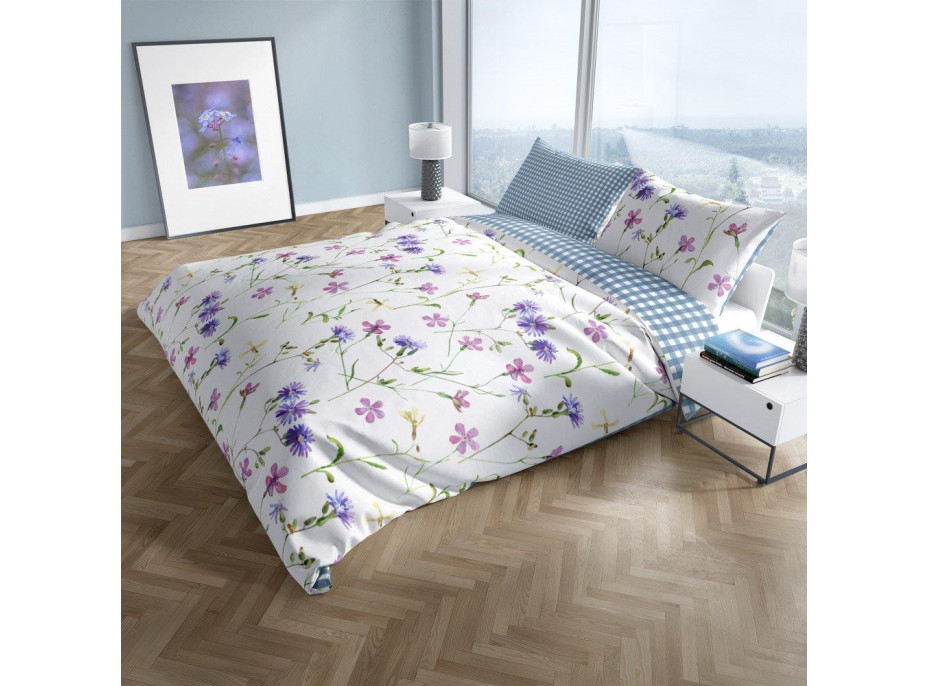 Bavlnené obliečky COTTAGE HOME 006 - 140x200 cm + 70x90 cm