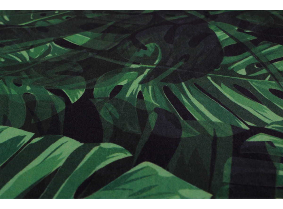 Penová kúpeľňová predložka GREEN JUNGLE 50x80 cm - zelená