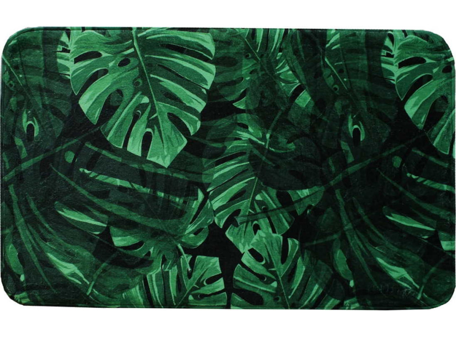 Penová kúpeľňová predložka GREEN JUNGLE 50x80 cm - zelená