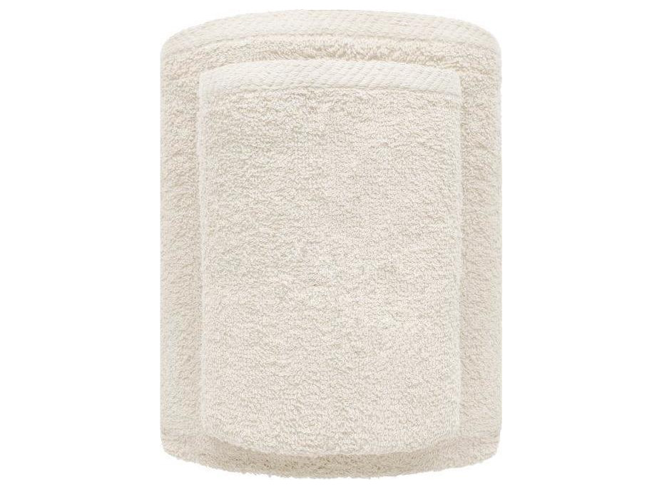 Bavlnený uterák LETO - 30x50 cm - 400g/m2 - krémovo biely