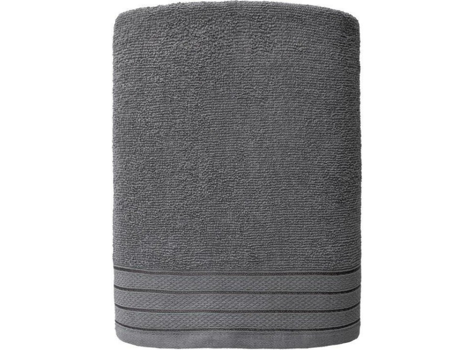 Bavlnený uterák ISABELA - 50x90 cm - 400g/m2 - popolavo šedý