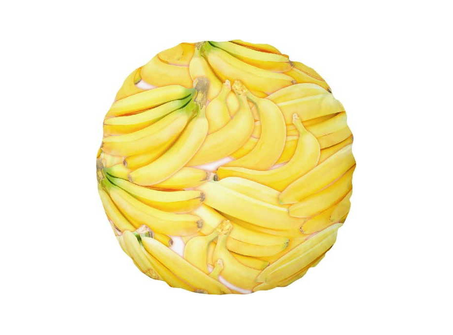 Vankúš ROUND 50 cm - Banány