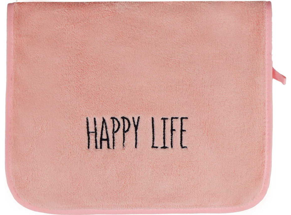 Uterák HAPPY LIFE 30x70 cm - ružový