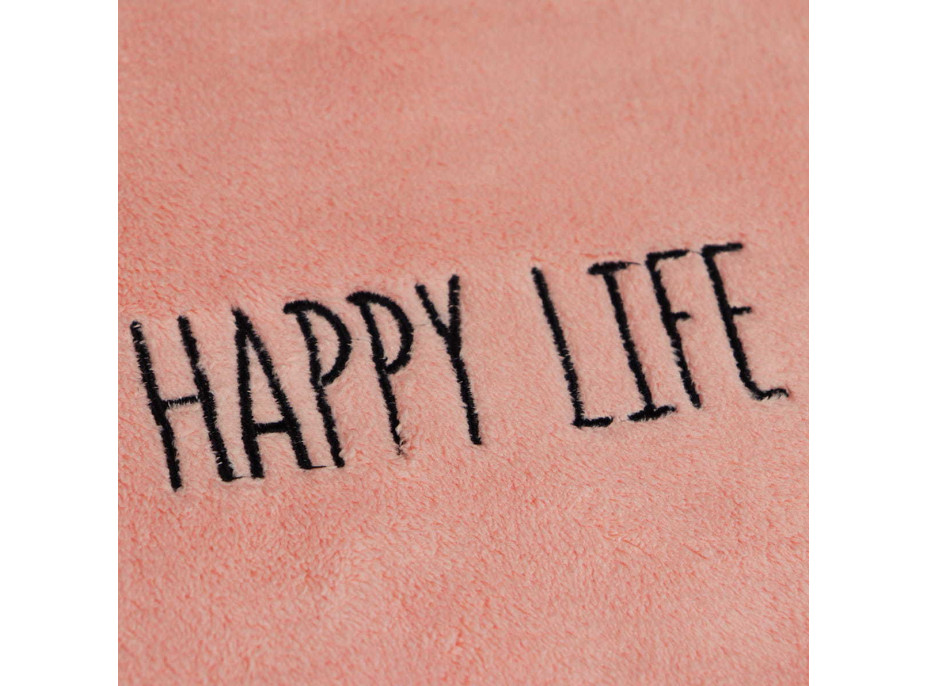 Uterák HAPPY LIFE 30x70 cm - ružový