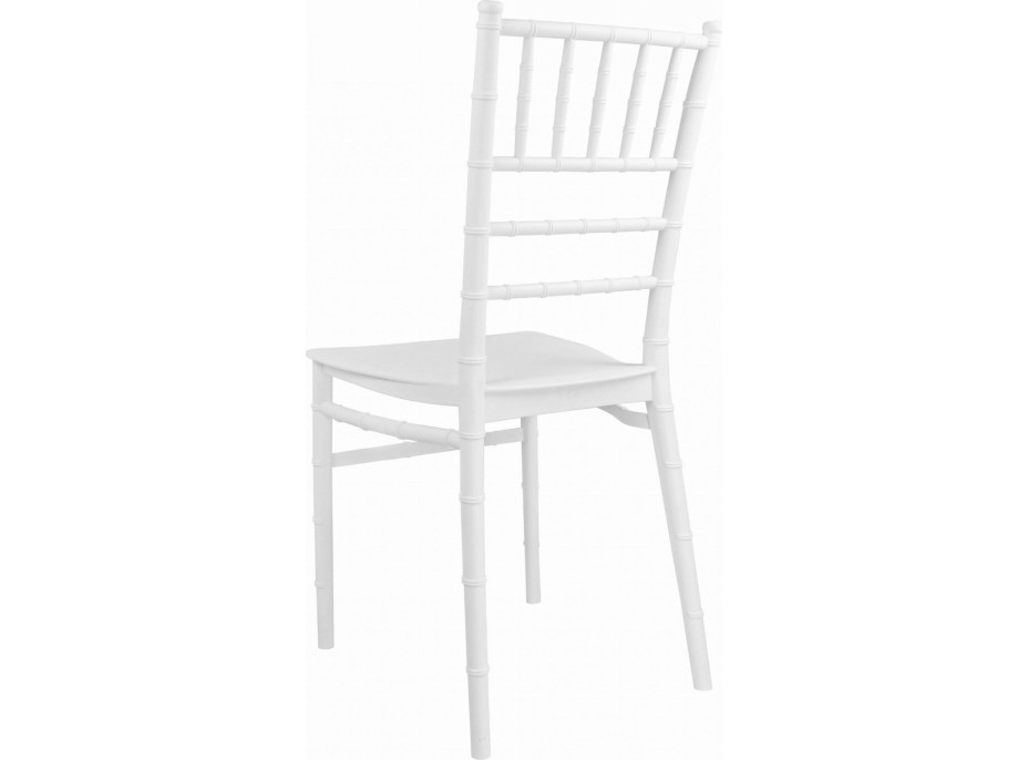 Jedálenská stolička LEO - biela