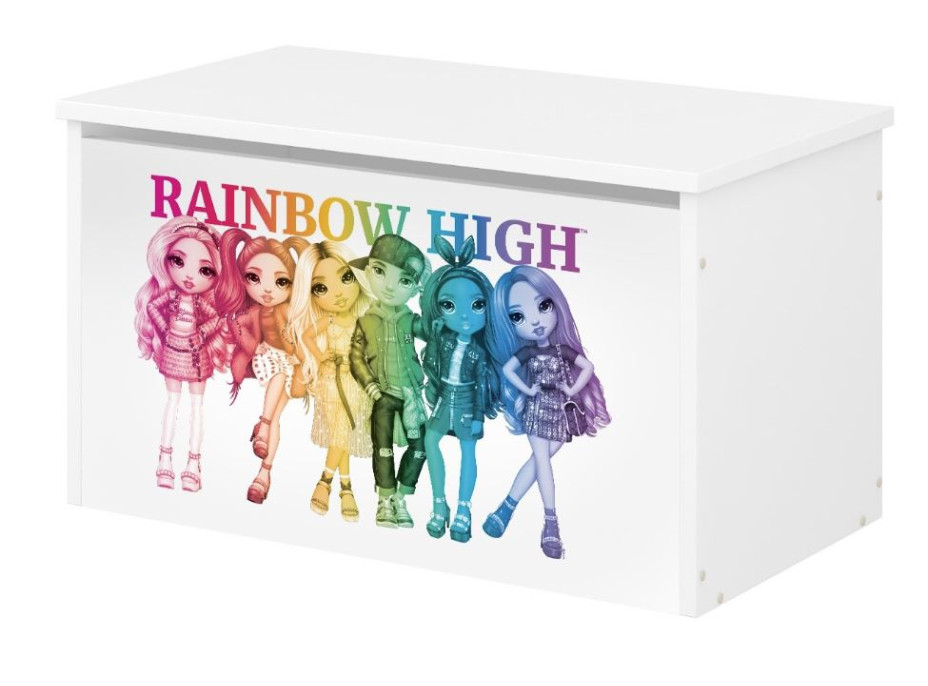 Detská truhla na hračky Rainbow High - Rainbow Girls