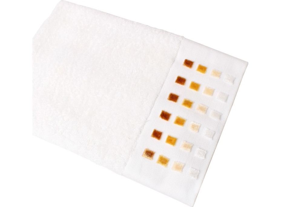 Bavlnený uterák CUBA - 50x90 cm - 500g/m2 - biely