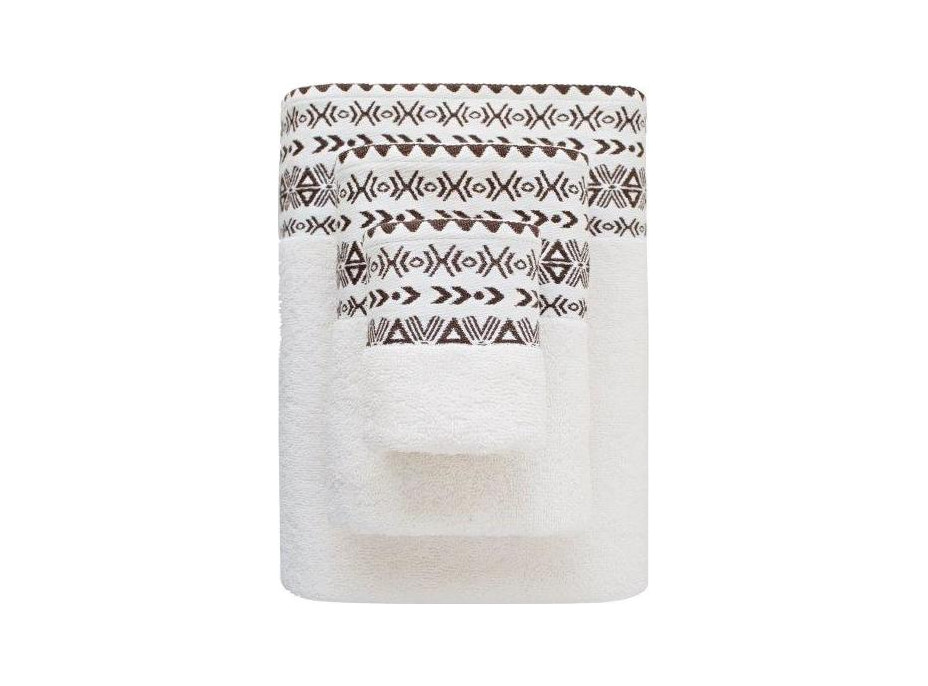 Bavlnený uterák DARIUS - 30x50 cm - 500g/m2 - smotanovo biely