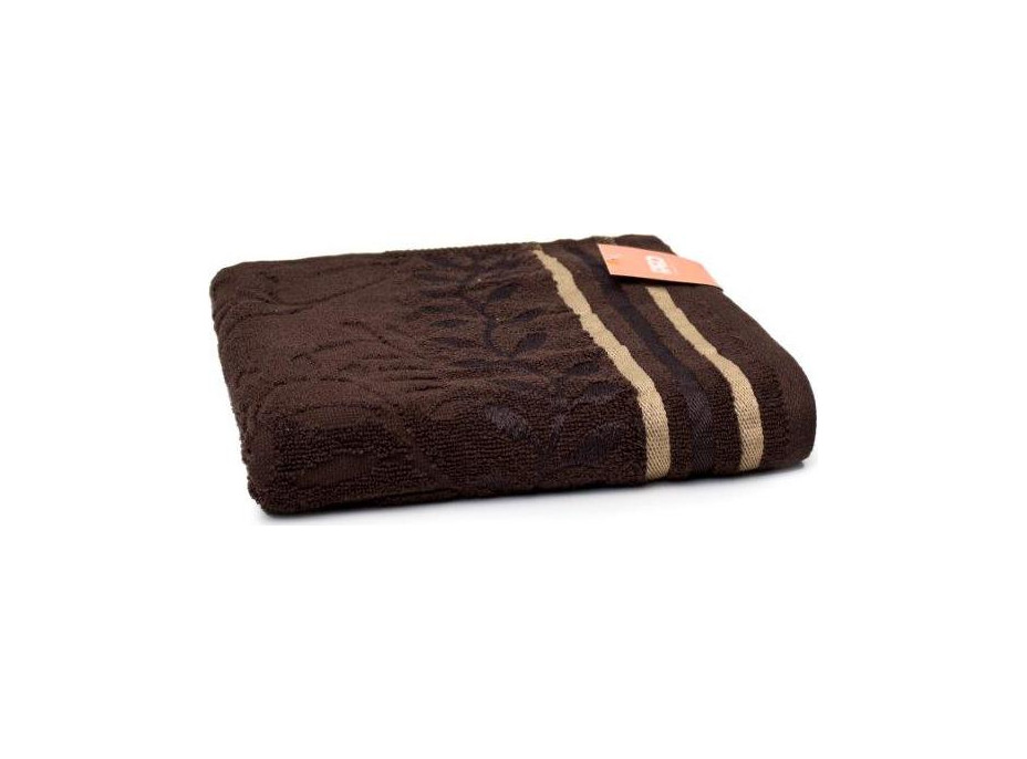 Bavlnený uterák TALE - 50x90 cm - 500g/m2 - hnedý